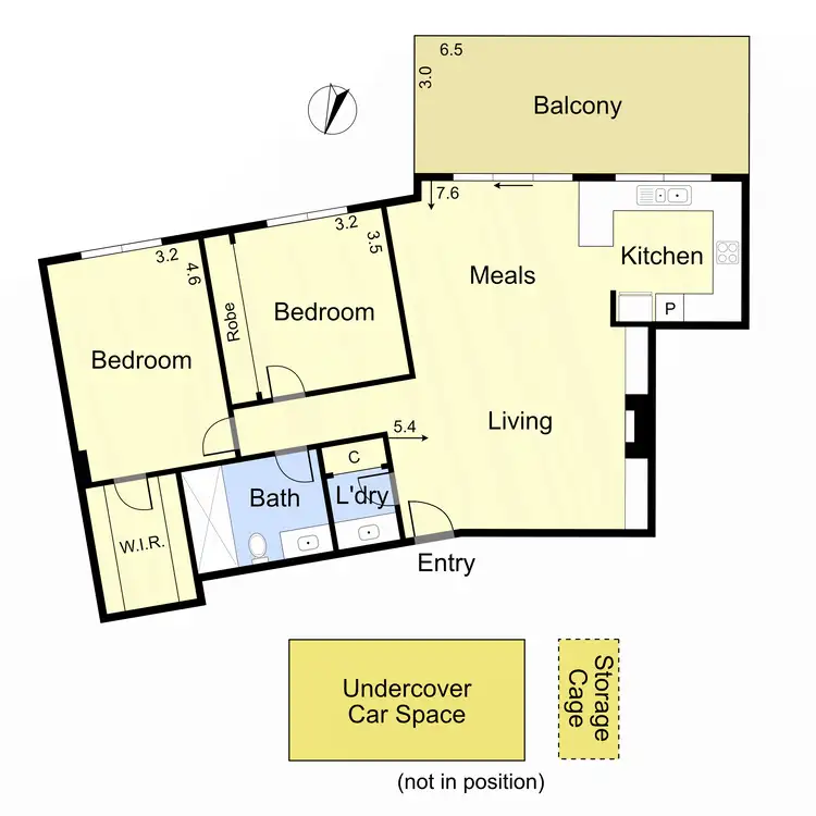 Floorplan of Homely apartment listing, 34/123 Main Road, Lower Plenty VIC 3093