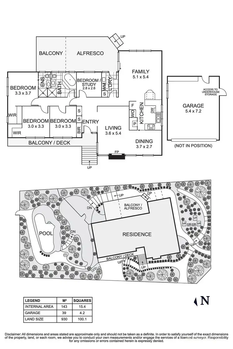 Floorplan of Homely house listing, 38 Maroong Drive, Research VIC 3095