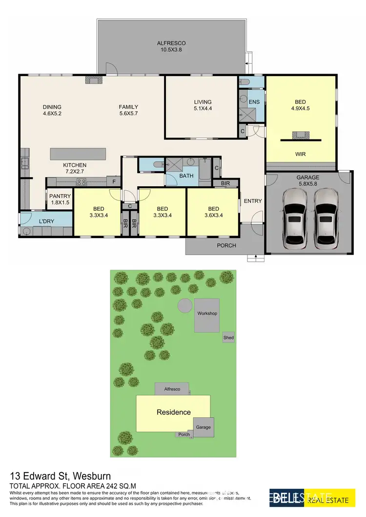 Floorplan of Homely house listing, 13 Edward Street, Wesburn VIC 3799