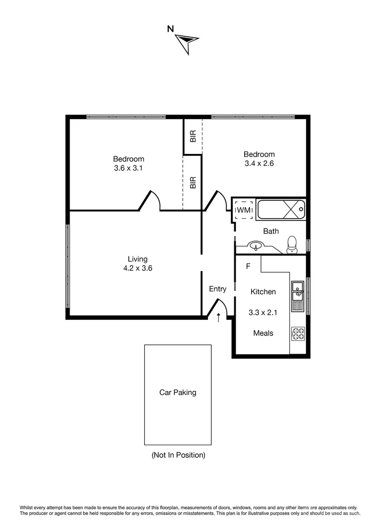 Floorplan of Homely apartment listing, 9/4 Hartpury Avenue, Elwood VIC 3184