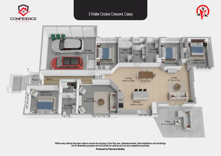 Floorplan of Homely house listing, 3 Walter Crocker Crescent, Casey ACT 2913