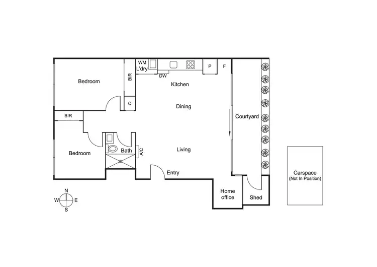 Floorplan of Homely apartment listing, 2/573 High Street, Prahran VIC 3181