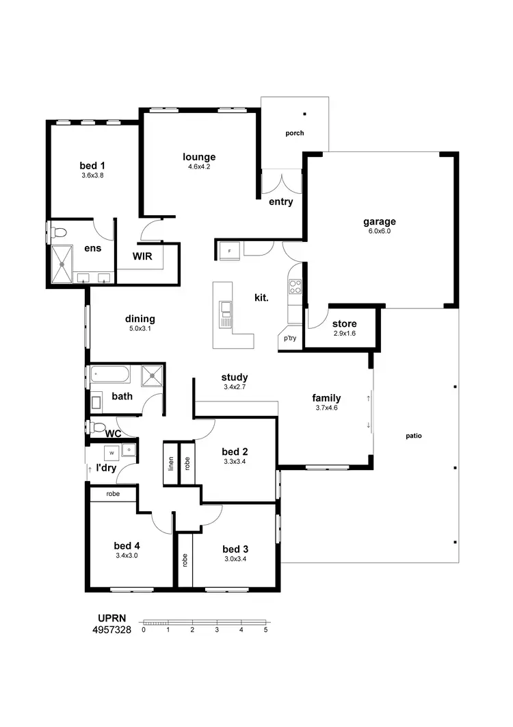 Floorplan of Homely house listing, Address available on request