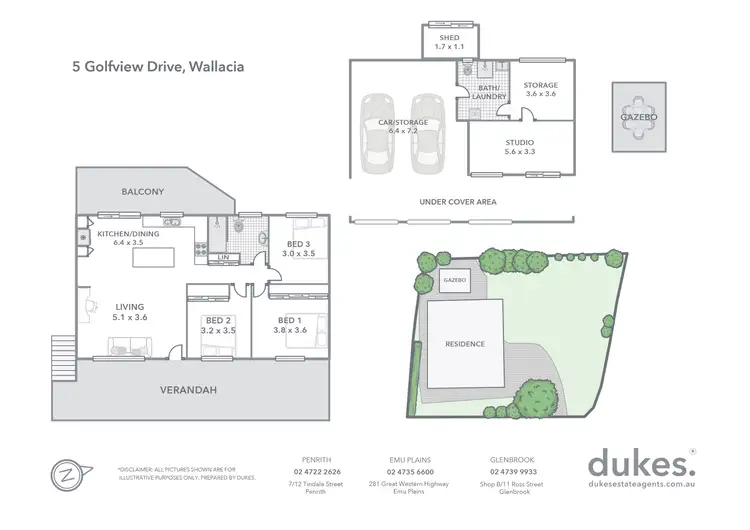 Floorplan of Homely house listing, 5 Golfview Drive, Wallacia NSW 2745