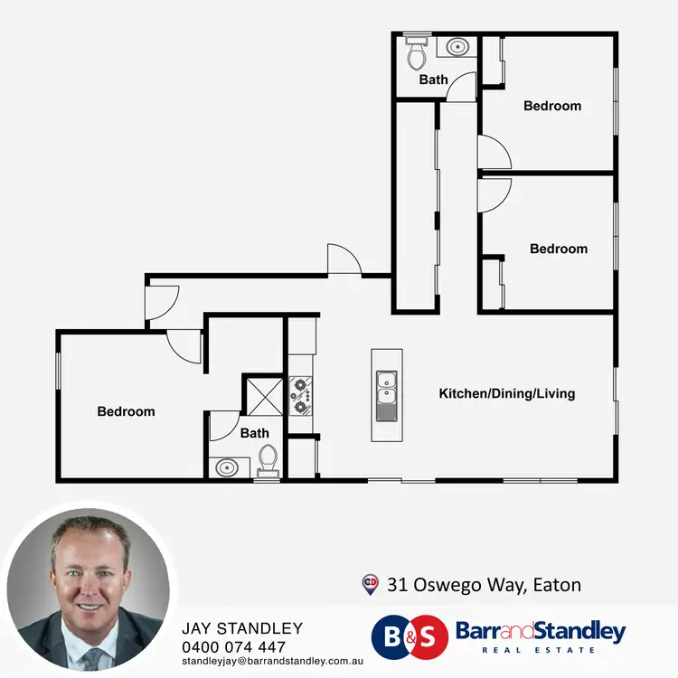 Floorplan of Homely land listing, 31 Oswego Way, Eaton WA 6232