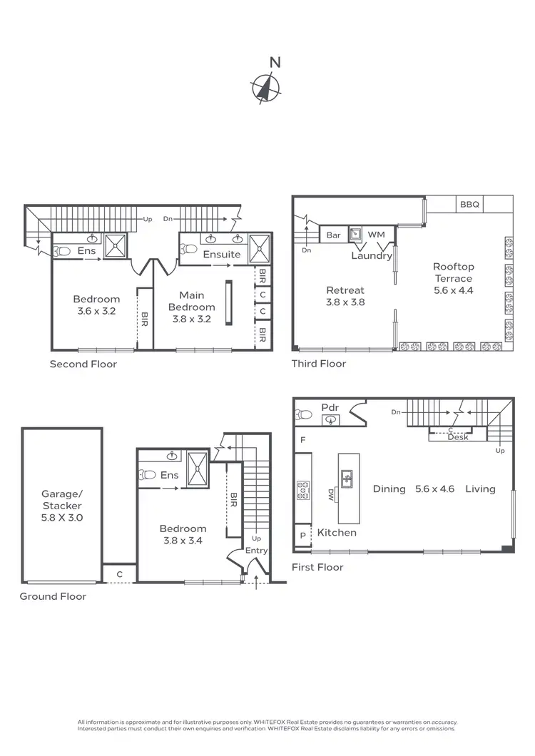 Floorplan of Homely townhouse listing, 5 Duke Street, Windsor VIC 3181