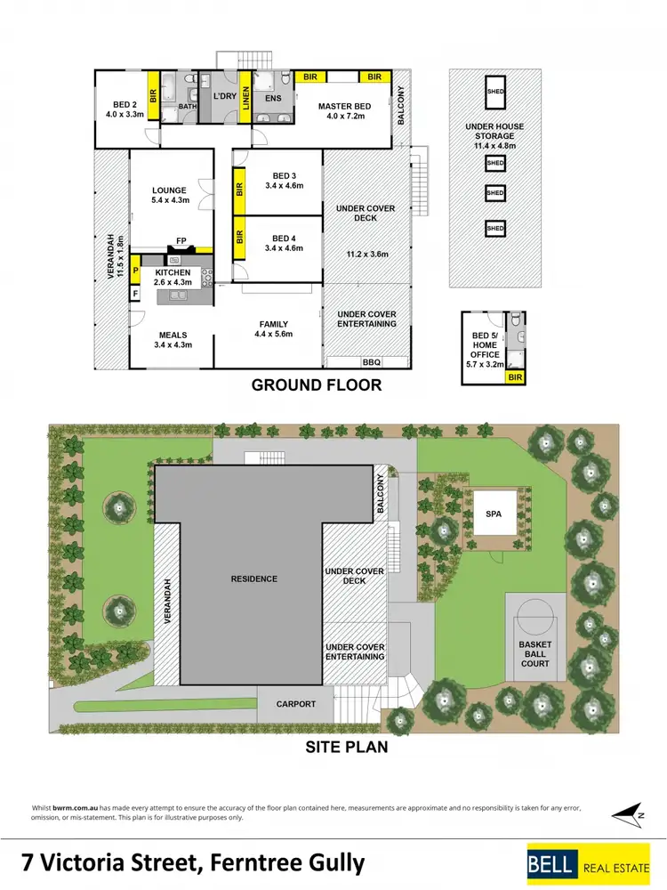 Floorplan of Homely house listing, 7 Victoria Street, Ferntree Gully VIC 3156