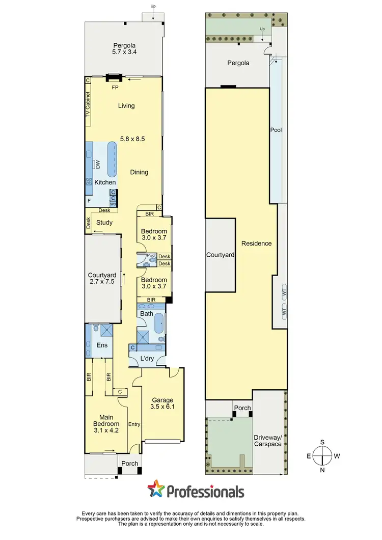 Floorplan of Homely townhouse listing, 32A Wamba Road, Bentleigh East VIC 3165