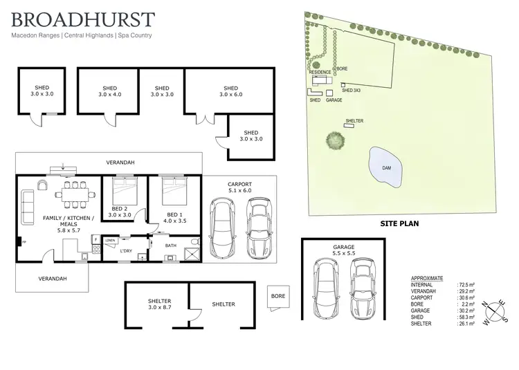 Floorplan of Homely house listing, 120 McAlpine Road, Taradale VIC 3447