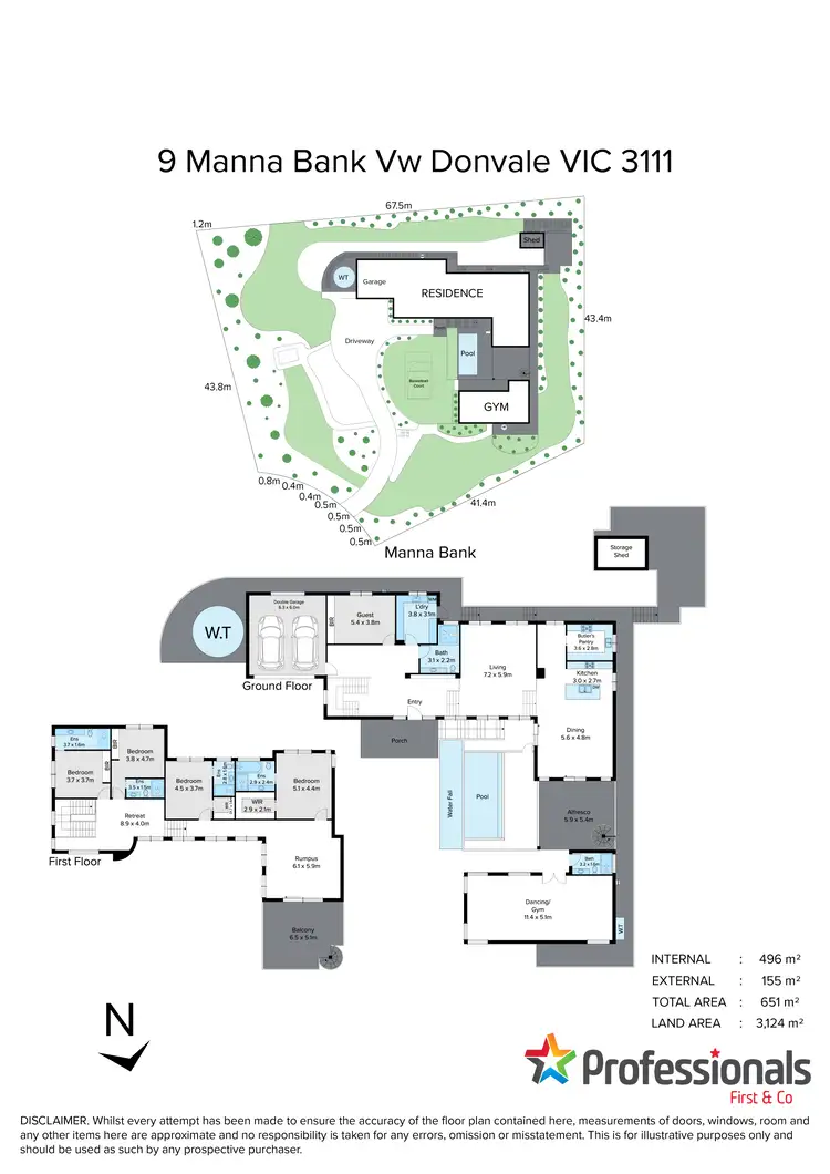 Floorplan of Homely house listing, 9 Manna Bank View, Donvale VIC 3111