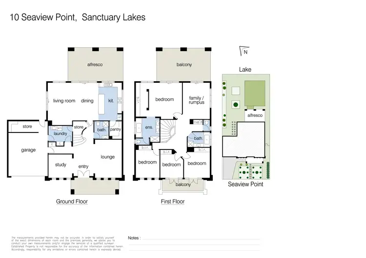 Floorplan of Homely house listing, 10 Seaview Point, Sanctuary Lakes VIC 3030