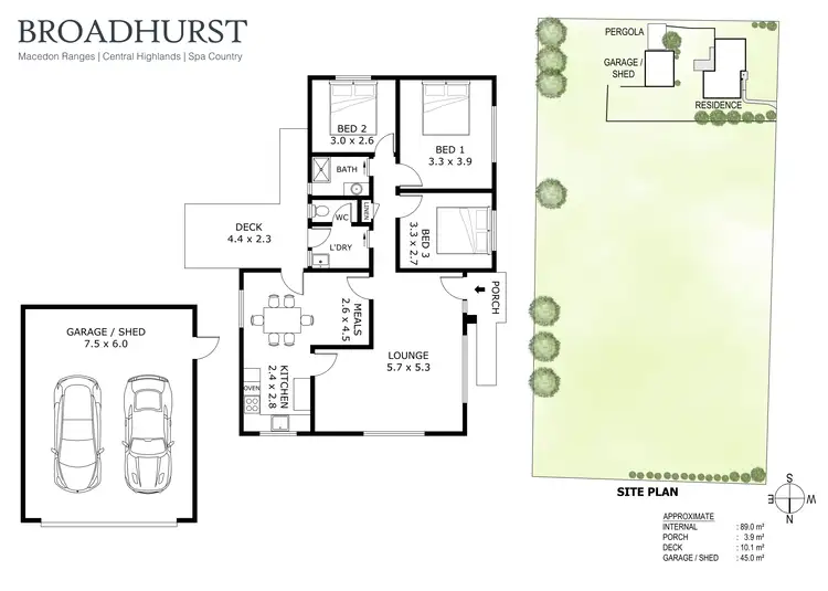 Floorplan of Homely house listing, 42 McMahons Road, Glenlyon VIC 3461