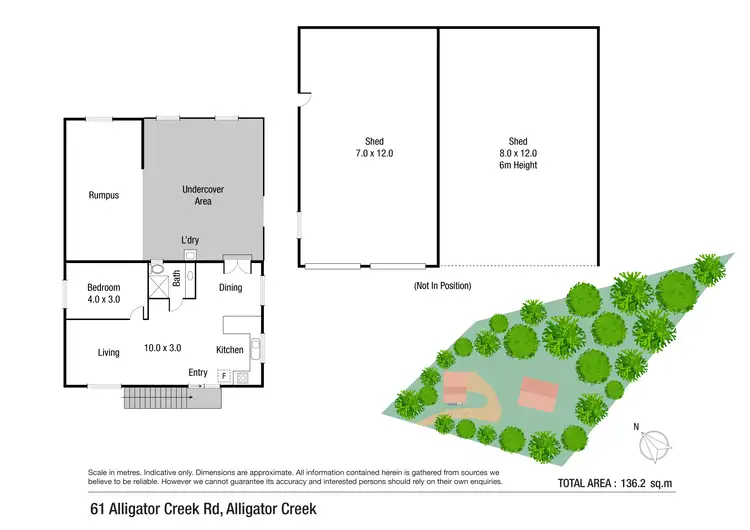 Floorplan of Homely rural property listing, 61 Alligator Creek Road, Alligator Creek QLD 4816