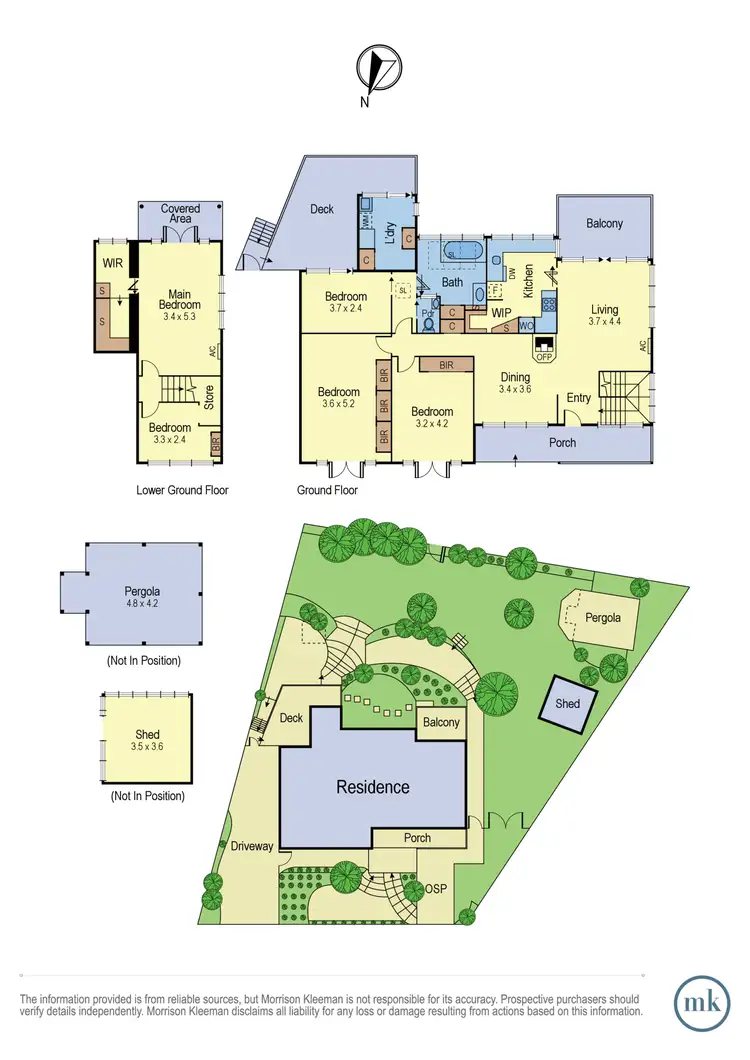 Floorplan of Homely house listing, 8 Ness Street, Diamond Creek VIC 3089