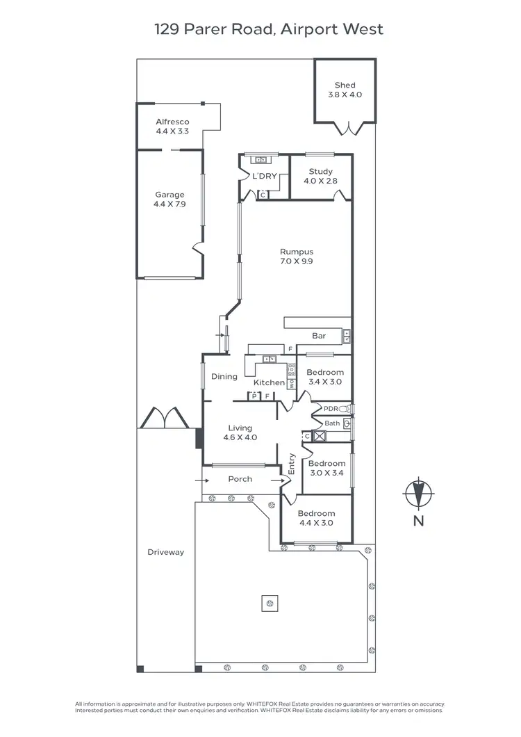 Floorplan of Homely house listing, 129 Parer Road, Airport West VIC 3042