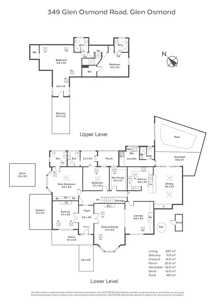 Floorplan of Homely house listing, 349 Glen Osmond Road, Glen Osmond SA 5064