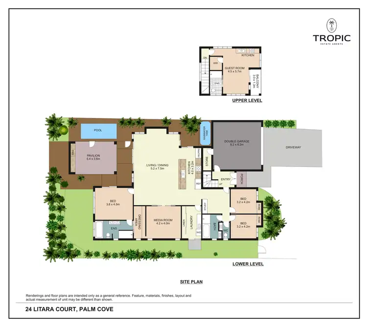 Floorplan of Homely house listing, 24 Litara Court, Palm Cove QLD 4879