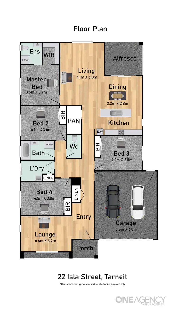 Floorplan of Homely house listing, 22 Isla Street, Tarneit VIC 3029