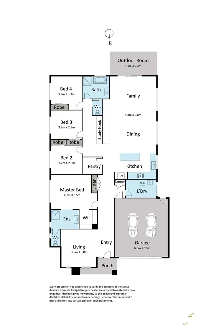 Floorplan of Homely house listing, 8 Unison Road, Strathtulloh VIC 3338
