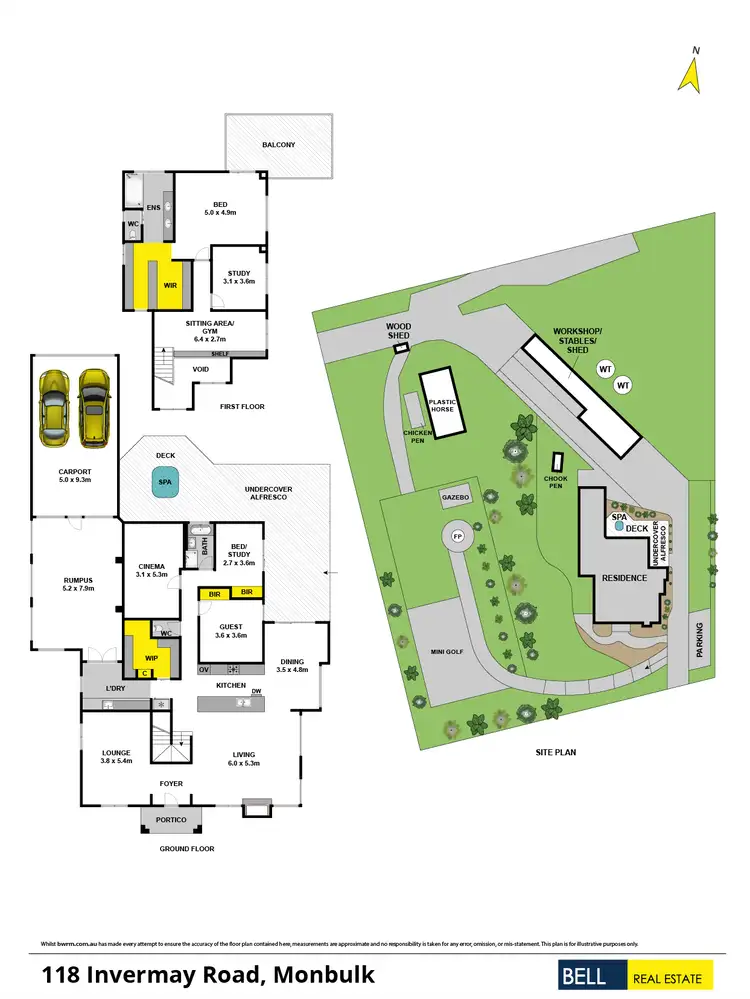 Floorplan of Homely house listing, 118 Invermay Road, Monbulk VIC 3793
