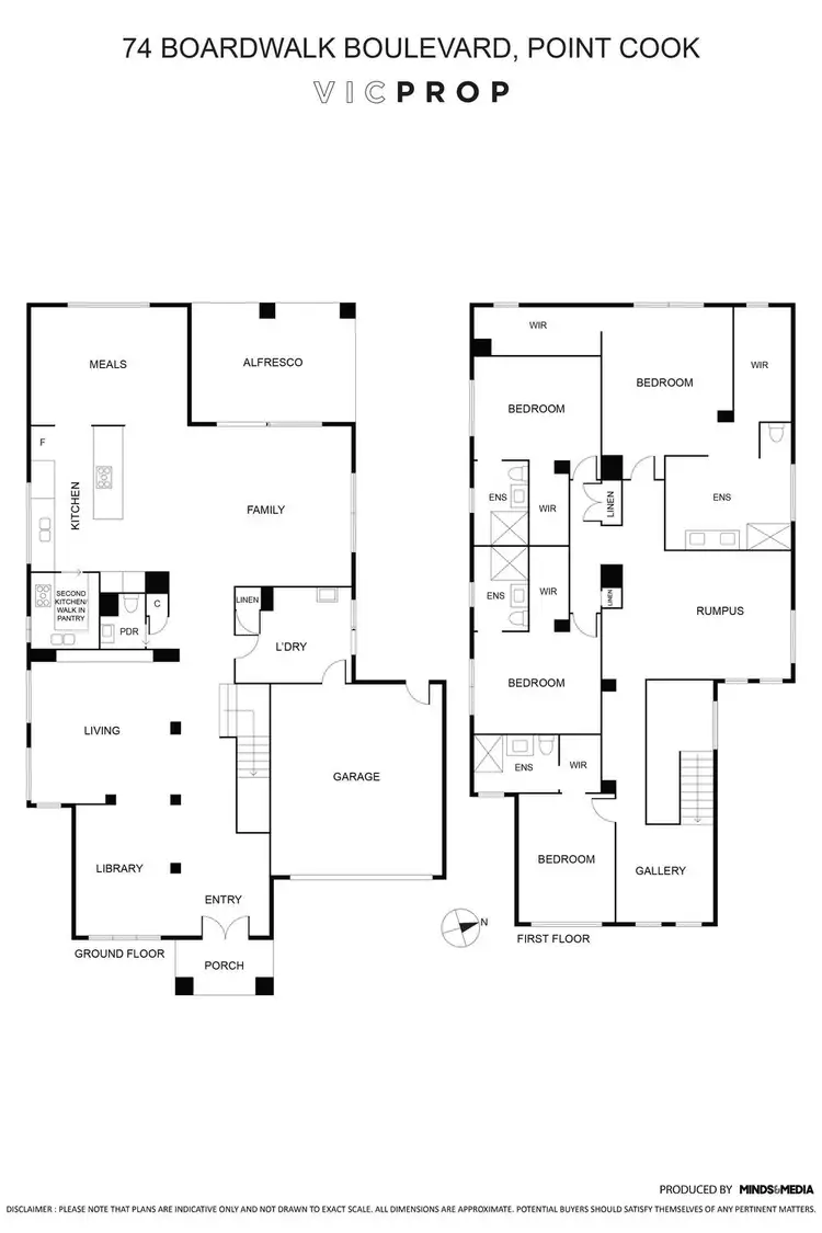 Floorplan of Homely house listing, 74 Boardwalk Boulevard, Point Cook VIC 3030