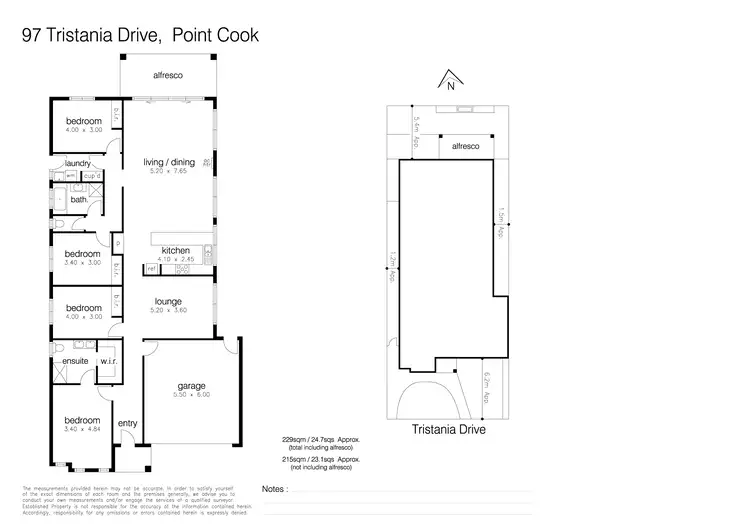 Floorplan of Homely house listing, 97 Tristania Drive, Point Cook VIC 3030