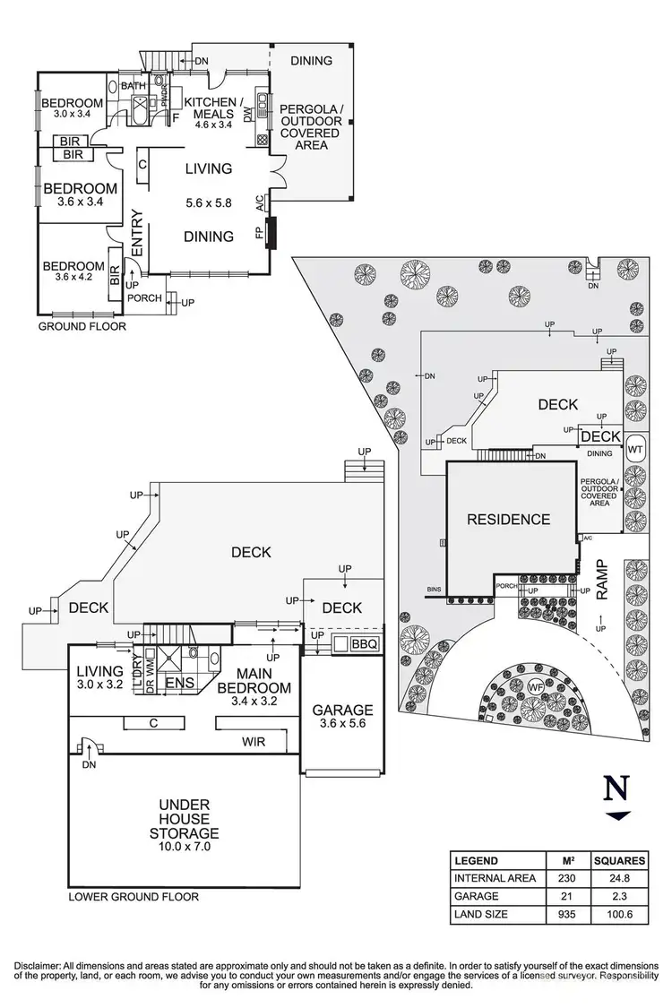 Floorplan of Homely house listing, 24 Beaufort Street, Mitcham VIC 3132