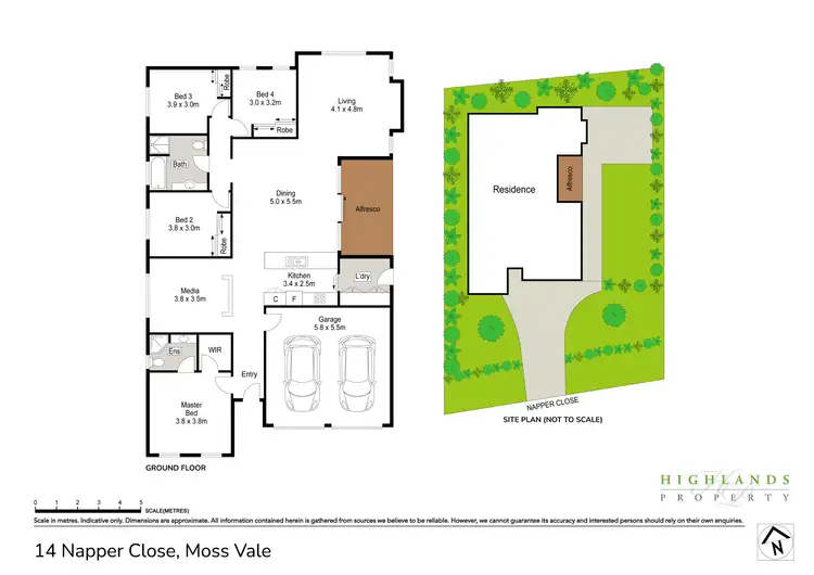 Floorplan of Homely house listing, 14 Napper Close, Moss Vale NSW 2577