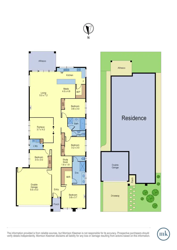 Floorplan of Homely house listing, 14 Journey Avenue, Doreen VIC 3754