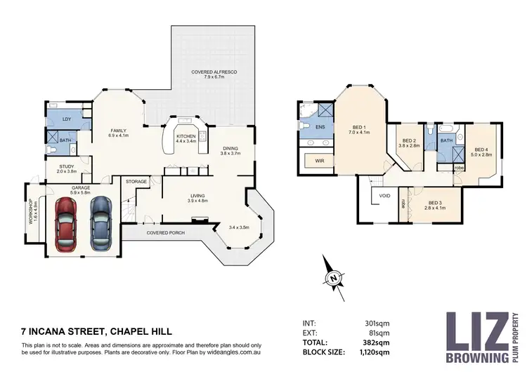 Floorplan of Homely house listing, 7 Incana Street, Chapel Hill QLD 4069