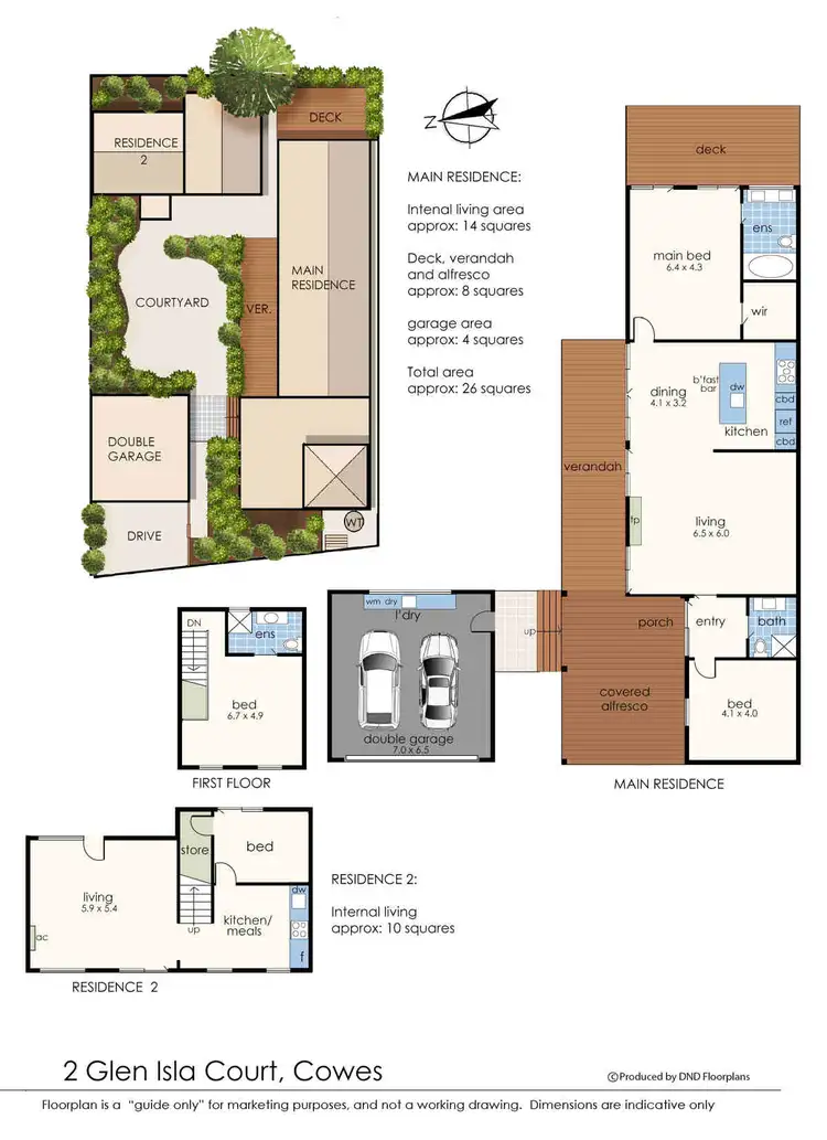 Floorplan of Homely house listing, 2 Glen Isla Court, Cowes VIC 3922