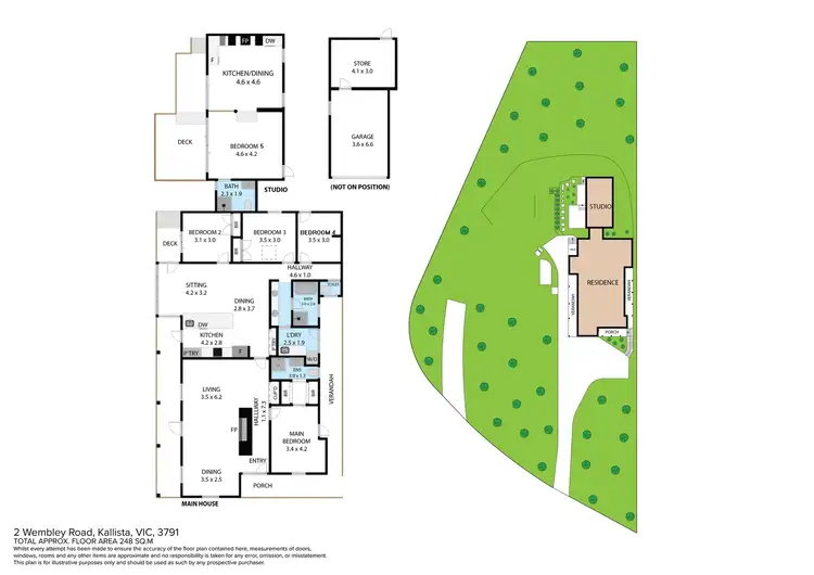 Floorplan of Homely house listing, 2 Wembley Road, Kallista VIC 3791