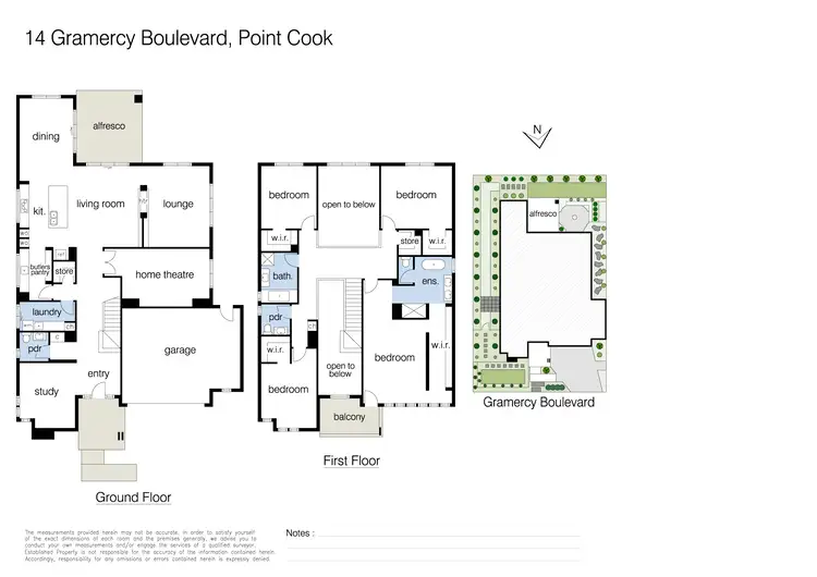 Floorplan of Homely house listing, 14 Gramercy Boulevard, Point Cook VIC 3030