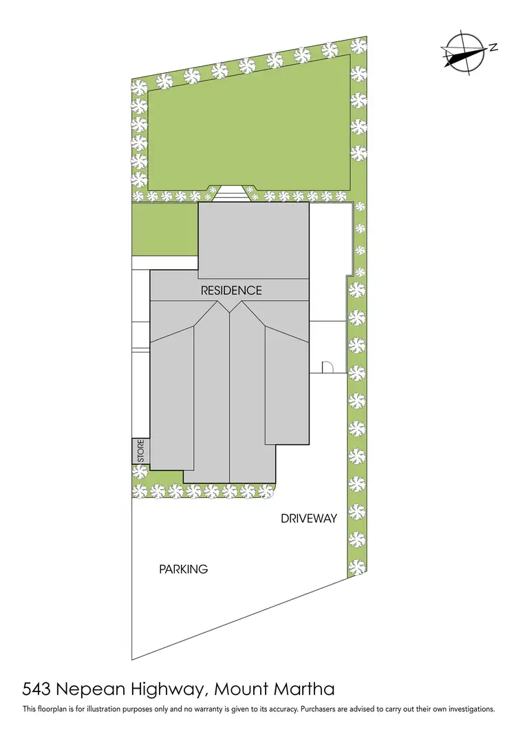 Floorplan of Homely house listing, 543 Nepean Highway, Mount Martha VIC 3934