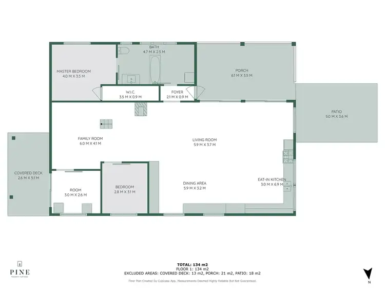 Floorplan of Homely rural property listing, 114 Wild Road, Crohamhurst QLD 4519