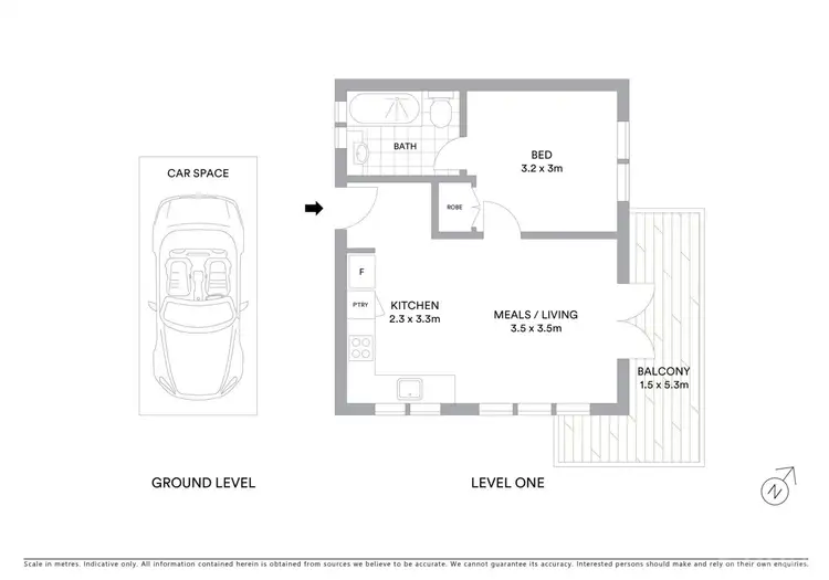 Floorplan of Homely apartment listing, 6/52-54 Clyde Street, St Kilda VIC 3182
