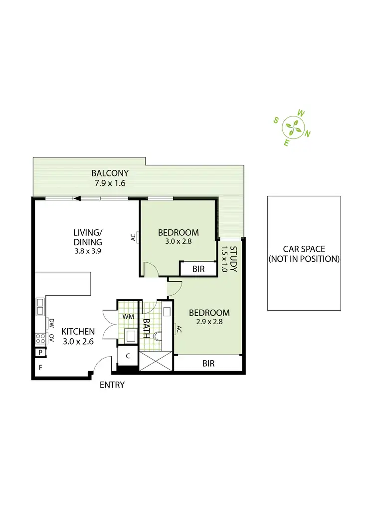 Floorplan of Homely apartment listing, 231/70 Batesford Road, Chadstone VIC 3148