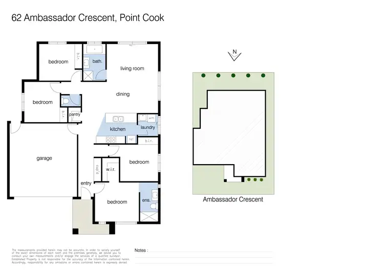 Floorplan of Homely house listing, 62 Ambassador Crescent, Point Cook VIC 3030