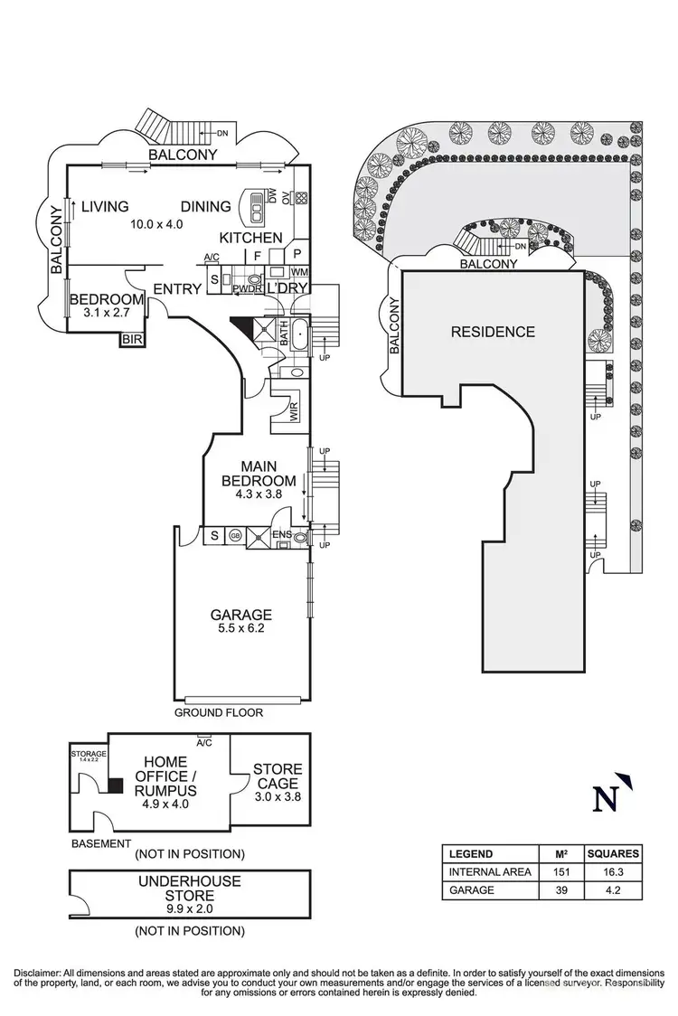Floorplan of Homely townhouse listing, 1/1 St Andrews Crescent, Bulleen VIC 3105