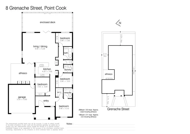 Floorplan of Homely house listing, 8 Grenache Street, Point Cook VIC 3030