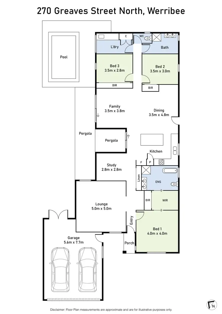 Floorplan of Homely house listing, 270 Greaves Street, Werribee VIC 3030