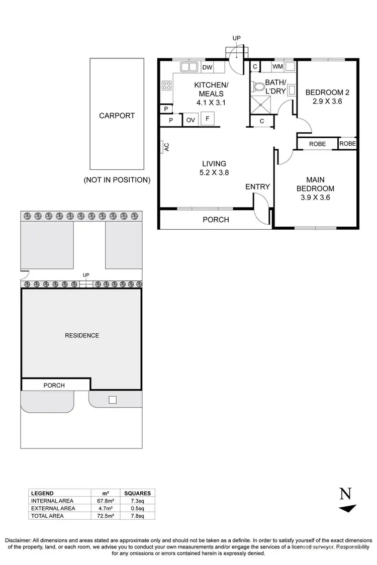 Floorplan of Homely unit listing, 2/115 Surrey Road, Blackburn North VIC 3130