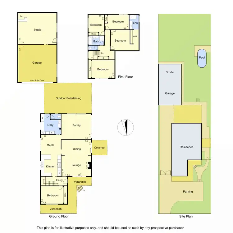 Floorplan of Homely house listing, 73 Hailes Street, Greensborough VIC 3088