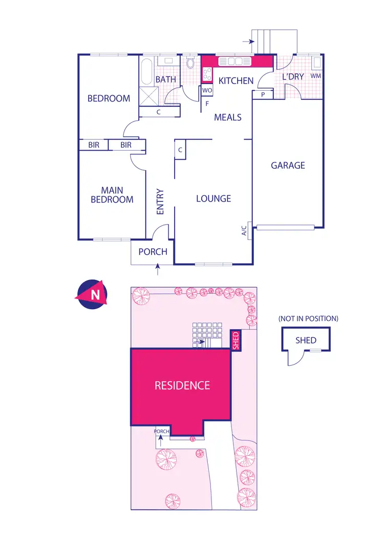 Floorplan of Homely unit listing, 5/69 Alexandra Street, Greensborough VIC 3088