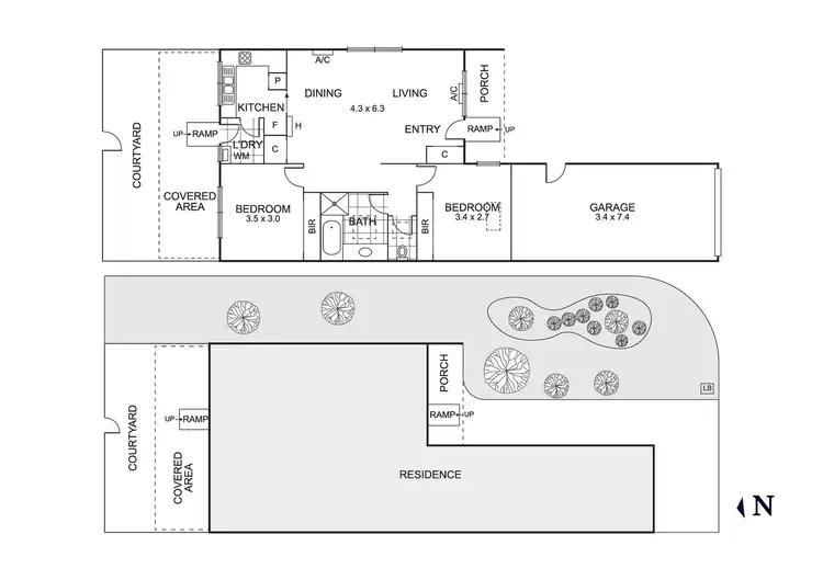 Floorplan of Homely unit listing, 59/52-70 Centre Dandenong Road, Dingley Village VIC 3172