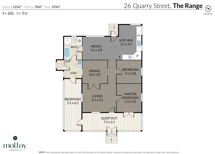 Floorplan of Homely house listing, 26 Quarry Street, The Range QLD 4700