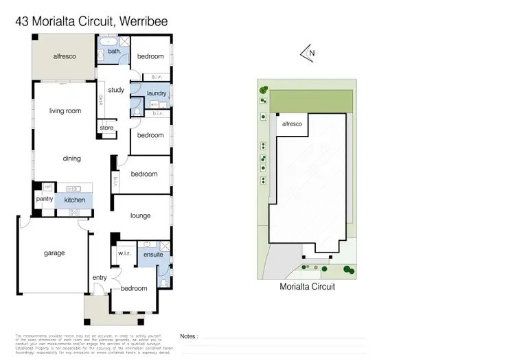 Floorplan of Homely house listing, 43 Morialta Circuit, Werribee VIC 3030