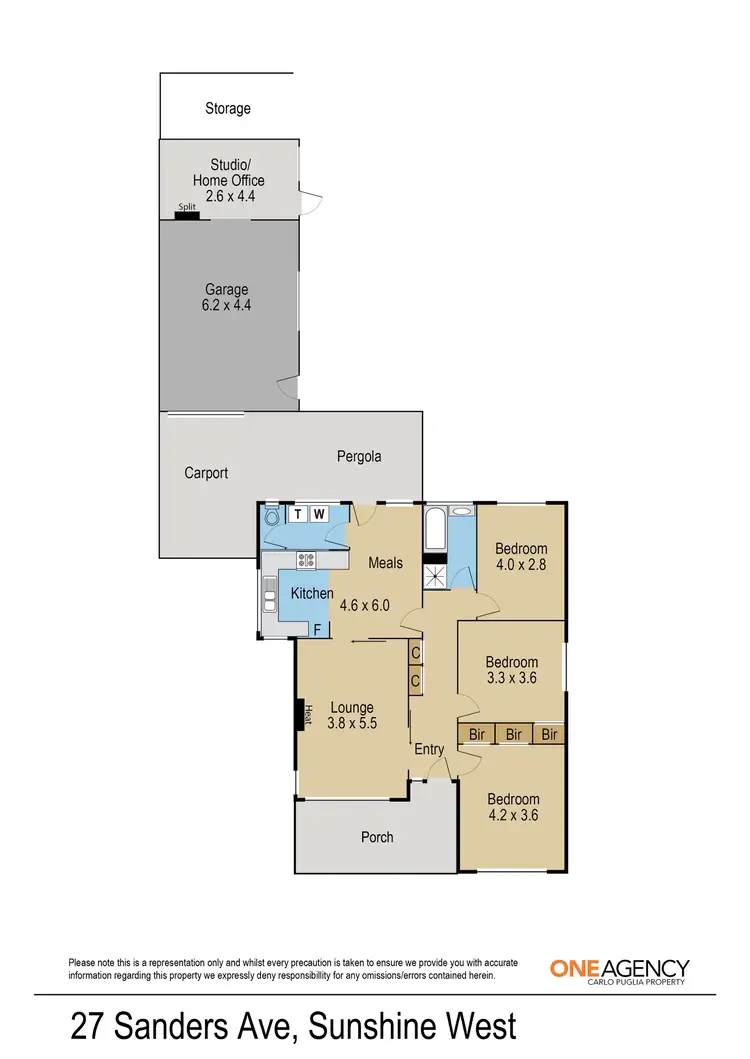 Floorplan of Homely house listing, 27 Sanders Avenue, Sunshine West VIC 3020