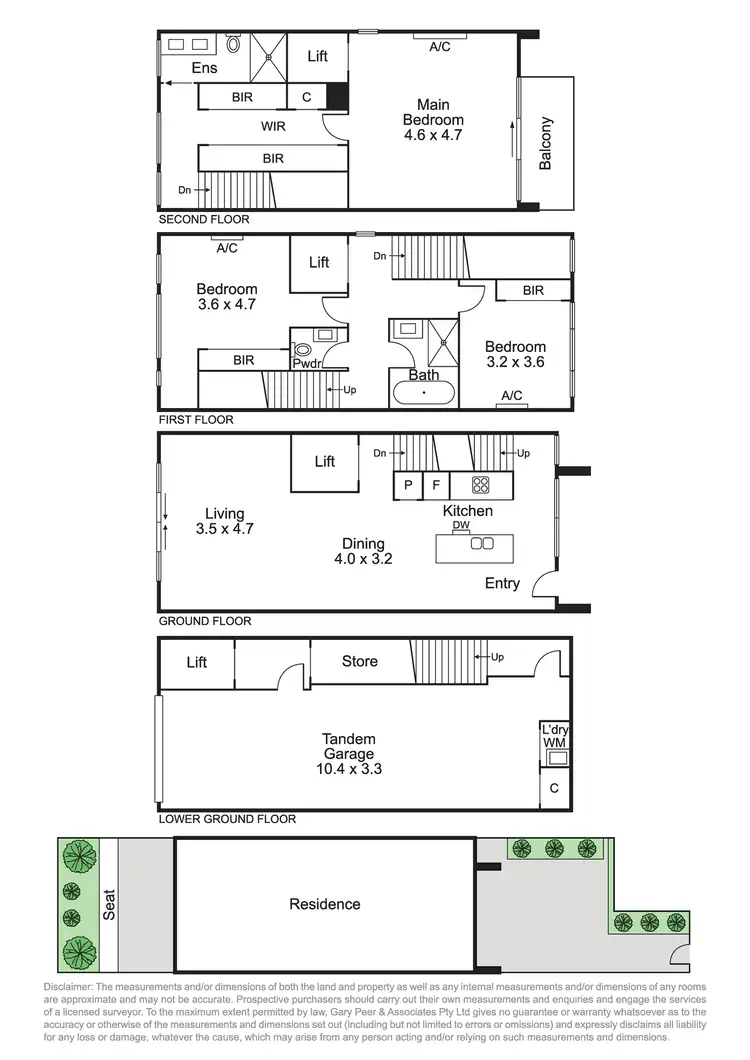 Floorplan of Homely townhouse listing, 1/3 Wilks Street, Caulfield North VIC 3161