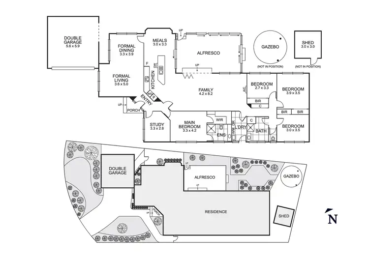 Floorplan of Homely house listing, 3 Aisha Crescent, Dingley Village VIC 3172